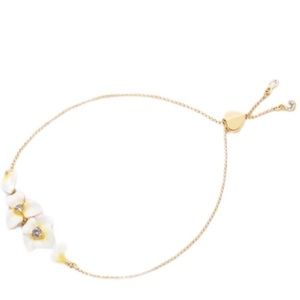 $68 Kate Spade precious pansy slider bracelet